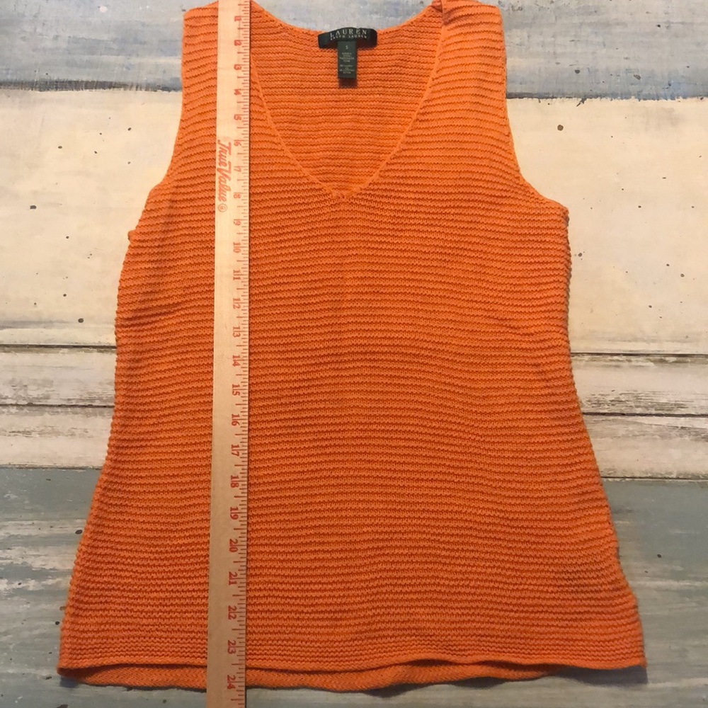 Lauren Ralph Lauren knit vest/tank top. Size small - Picture 5 of 10